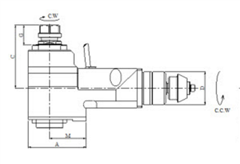 TA-DF50-20-55: TA-DF50-20-55: Takamaz Radial Milling And Drilling Head
